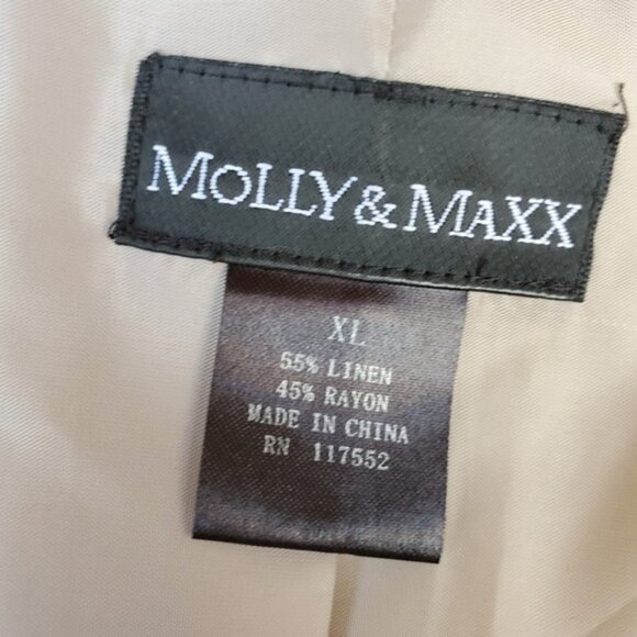 Snakeprint Blazer Linen Blend Pockets!  Size XL - Picture 11 of 14